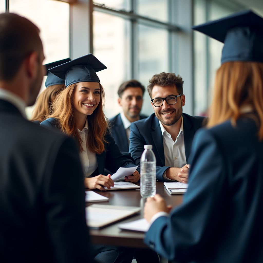 Networking events și întâlniri cu absolvenții și partenerii companiei